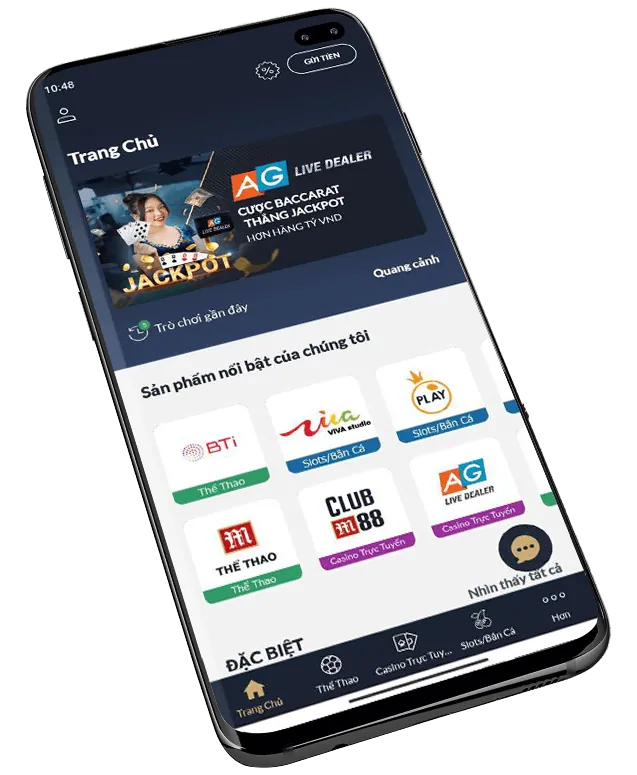Người chơi đặt cược thể thao trên điện thoại